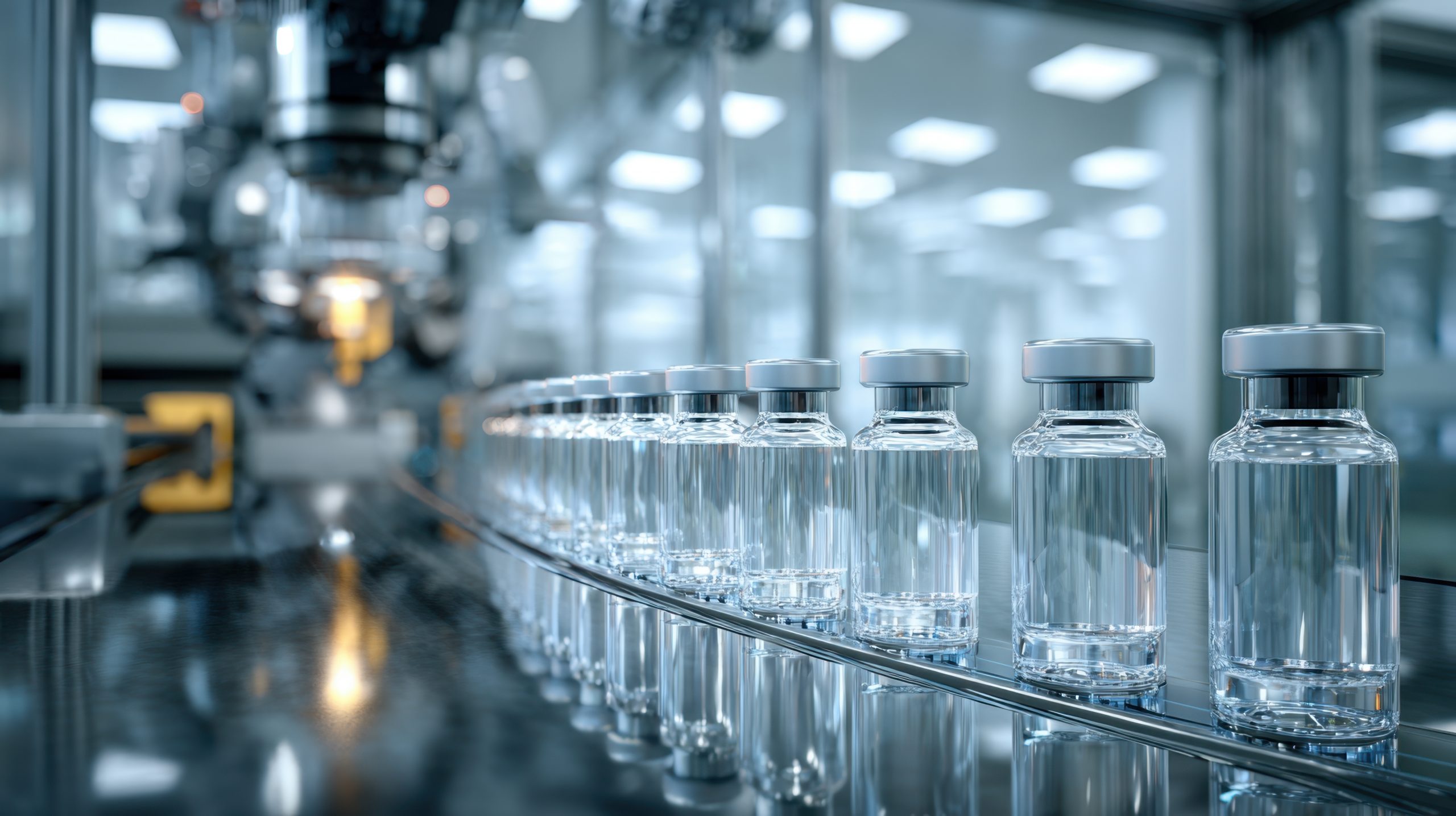 Sterile cleanroom manufacturing floor