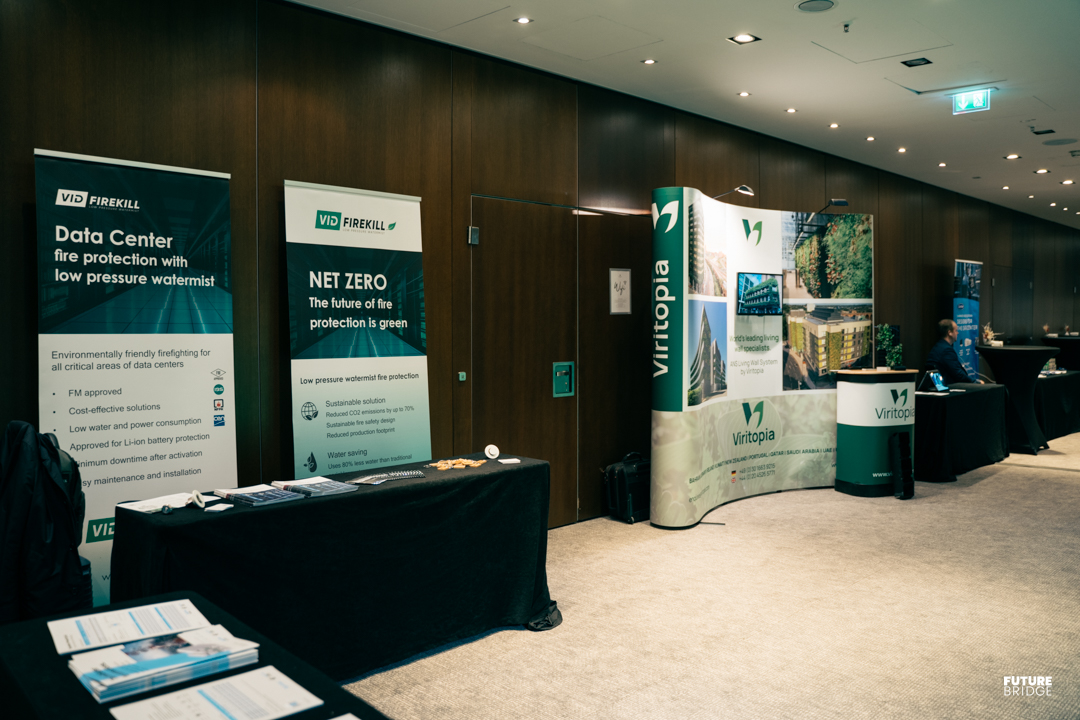 Exhibition stand at a past Future Bridge summit