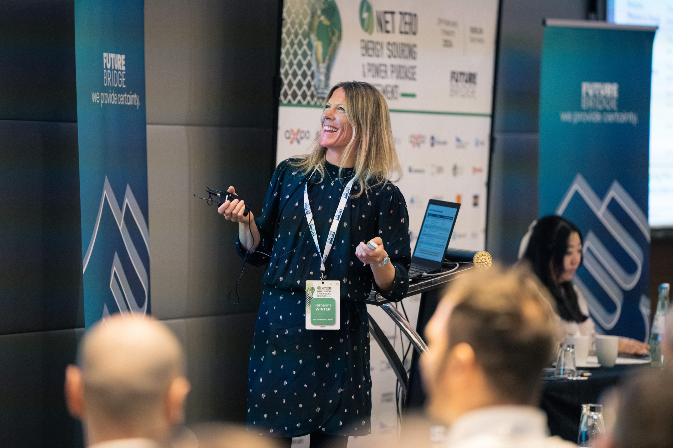 Industry expert delivering a presentation on the latest trends, technologies, and best practices at an international conference